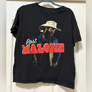 Post Malone Black Graphic Short Sleeve Tee